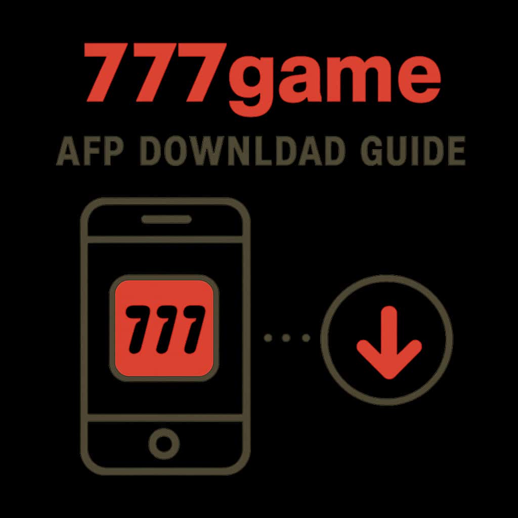 Illustration of the installation process for the 777game app.