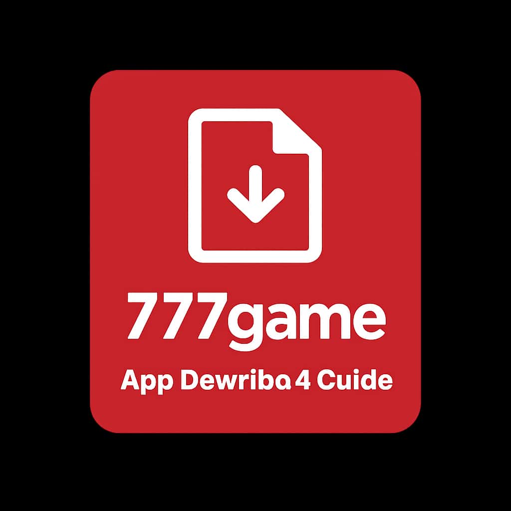 A badge representing the 777game App Download Guide.