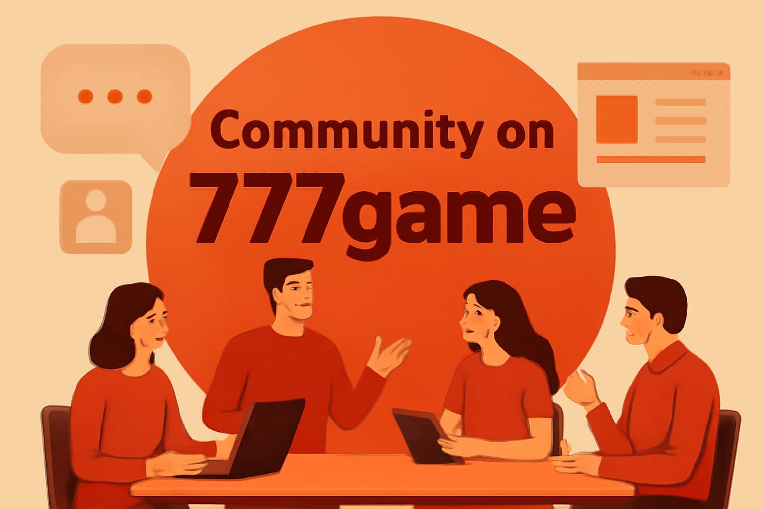 Visual representation of the Community on 777game platform, showcasing a collaborative user environment.