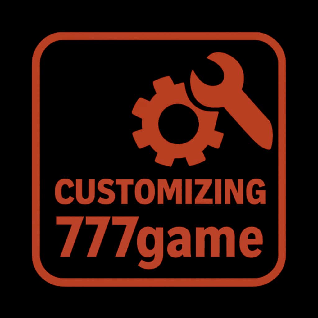 Icon representing the customization options for 777game.