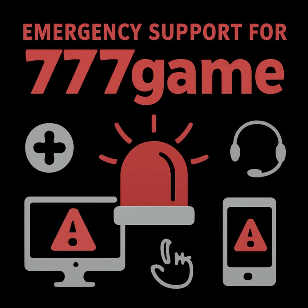A visual representation of support options for 777game.