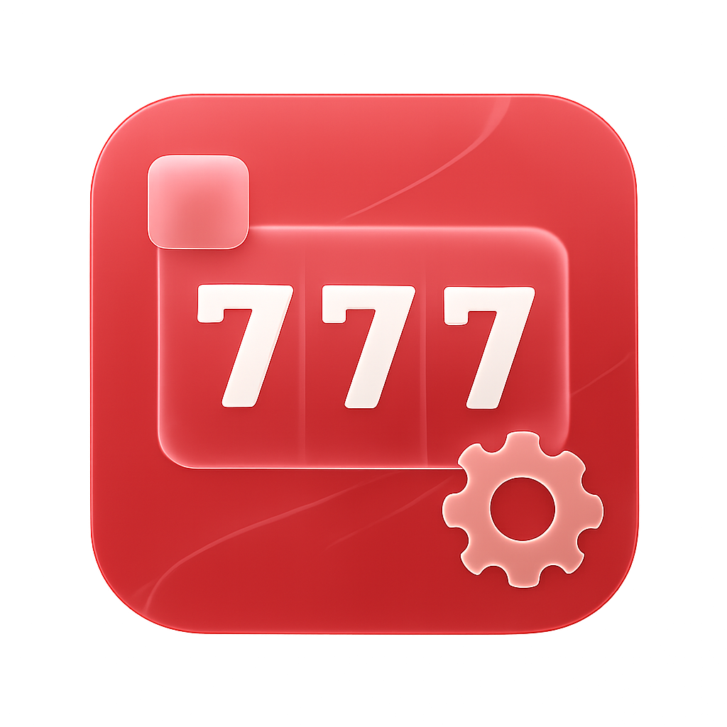 Icon badge representing help resources for Settings for 777game.