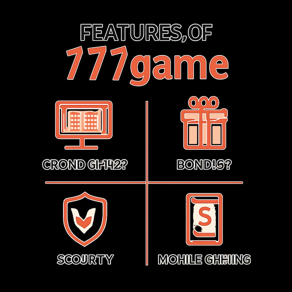 Diagram illustrating the key features of 777game.