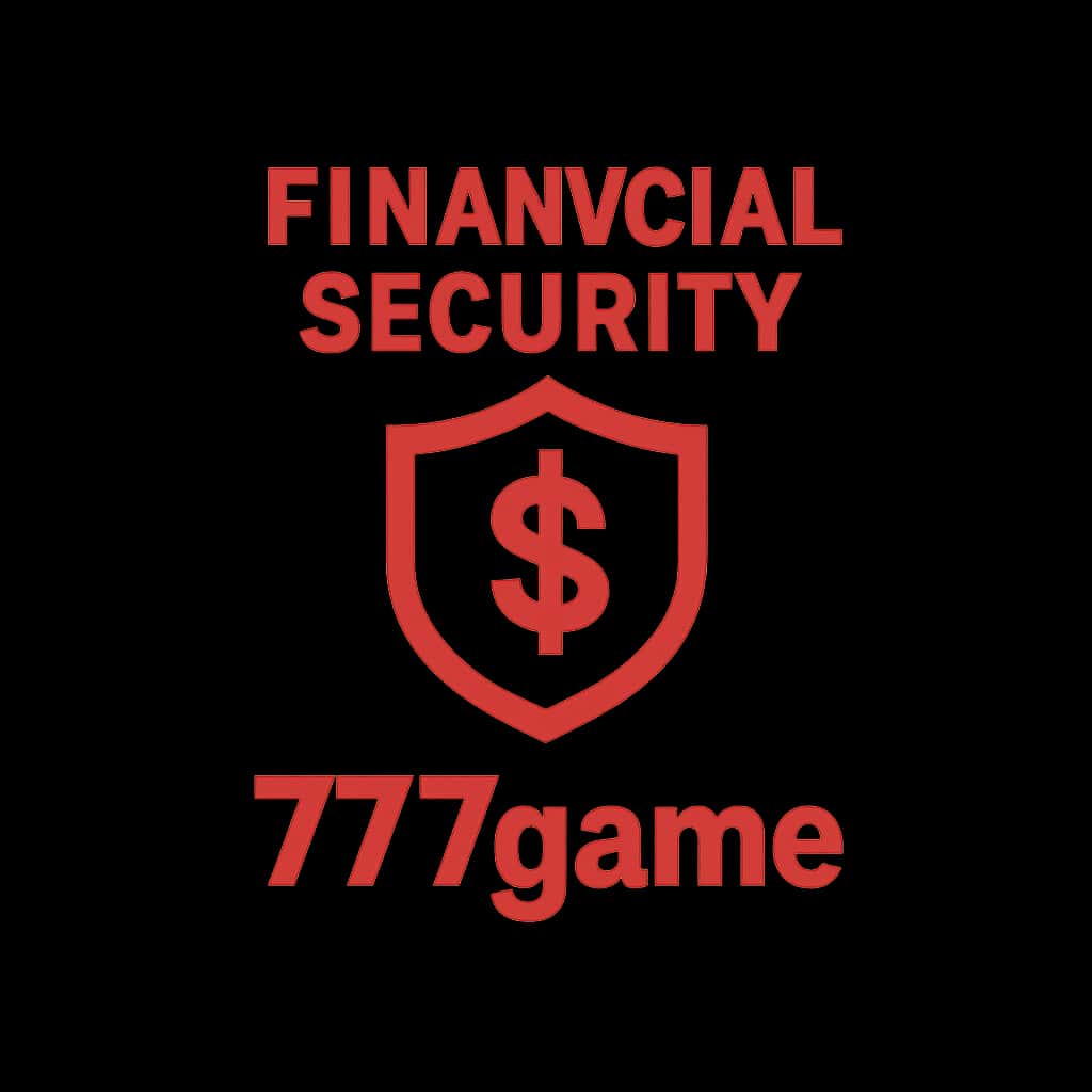 An icon illustrating financial security for the 777game platform.