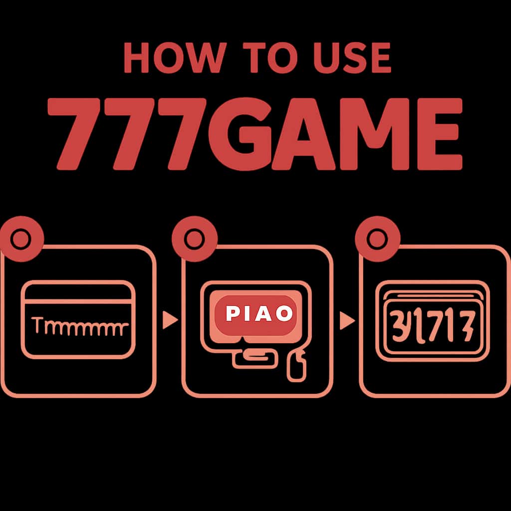 An educational diagram illustrating the usage of 777game.