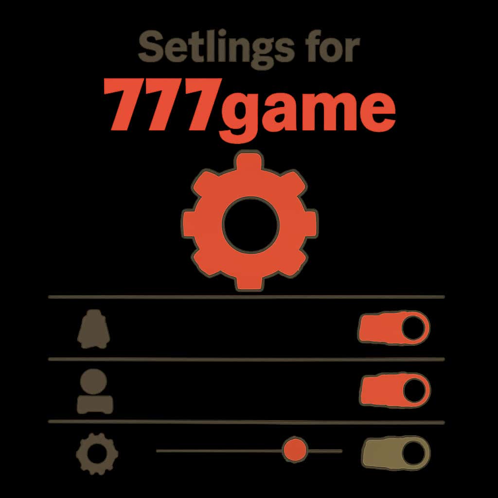 Diagram explaining the settings for 777game.