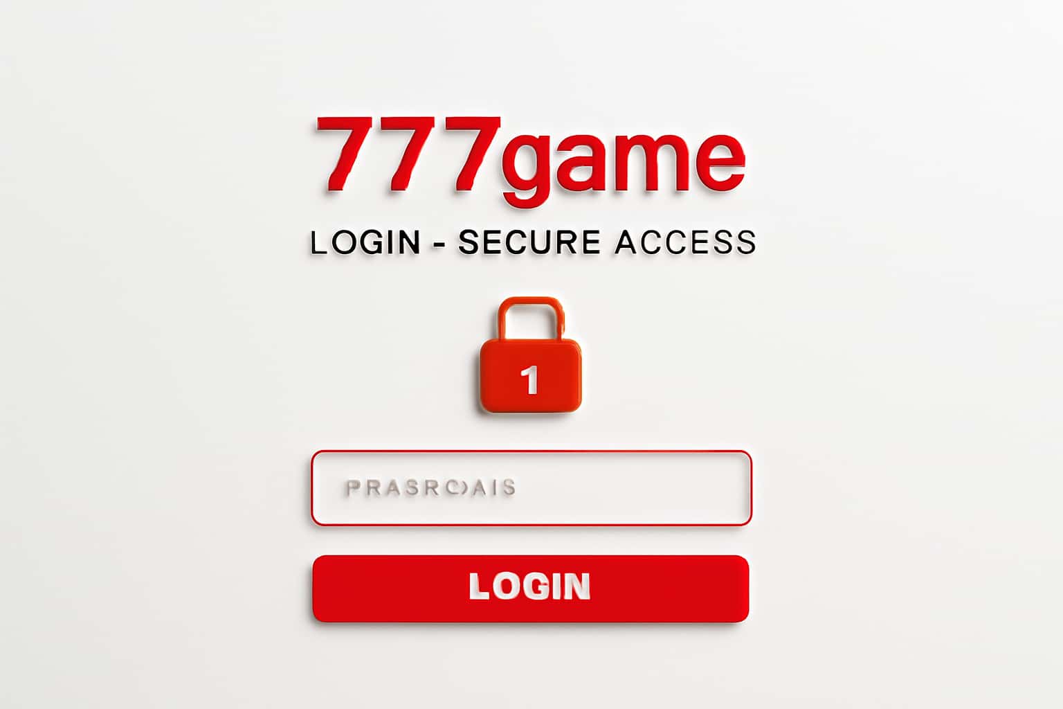 777game Login - Secure Access Interface