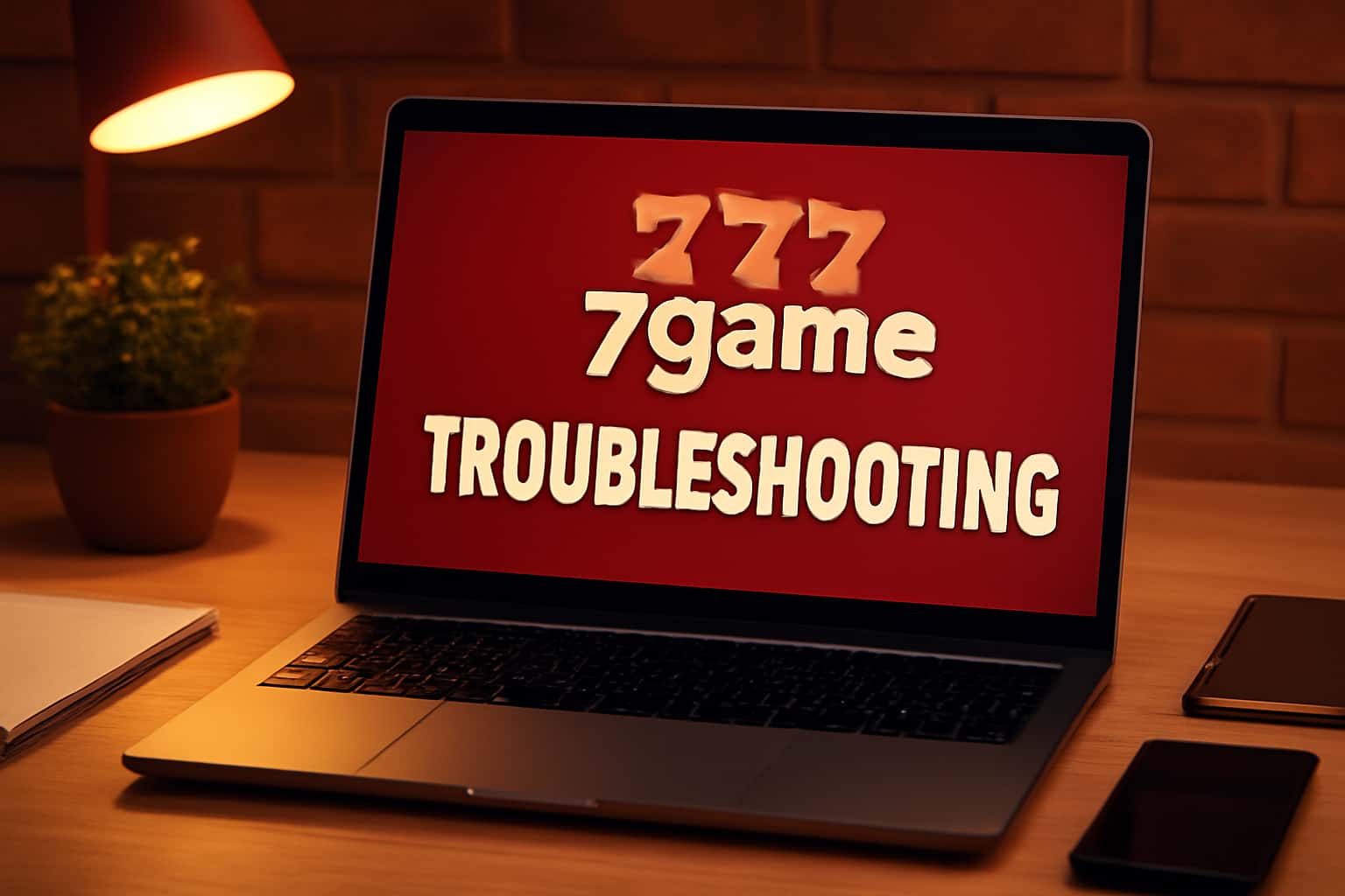 Visual representation of troubleshooting aspects for 777game.